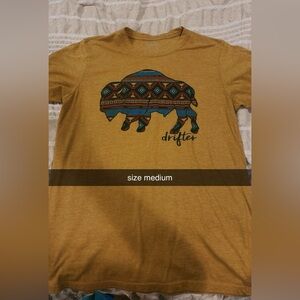 Drifter Graphic T-Shirt in Mustard